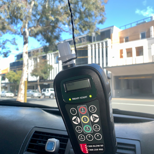 Smart Start handset in a vehicle in Randwick